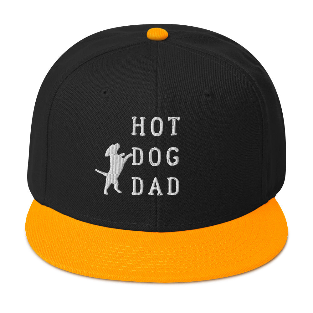 Hot dog dad Snapback Hat