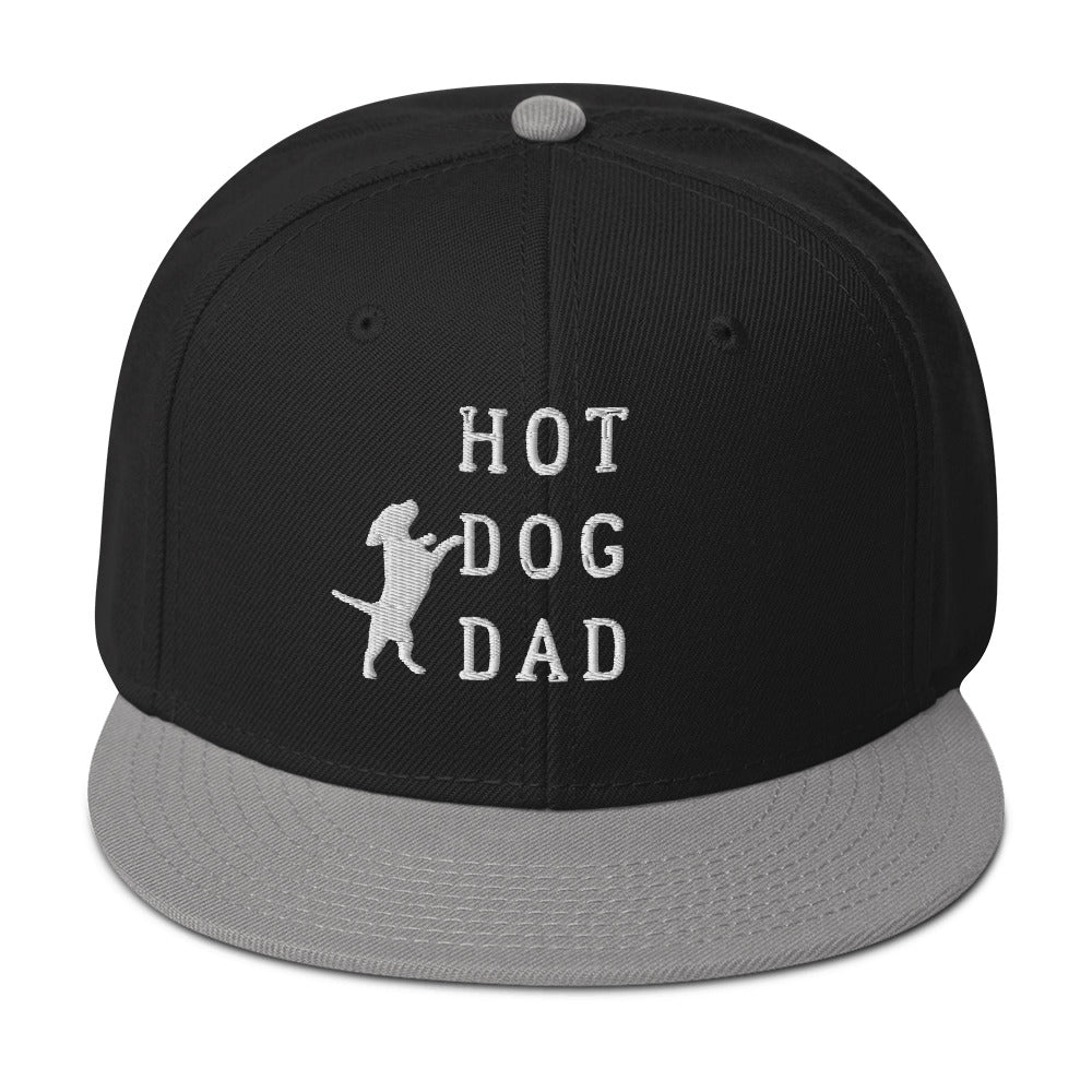 Hot dog dad Snapback Hat