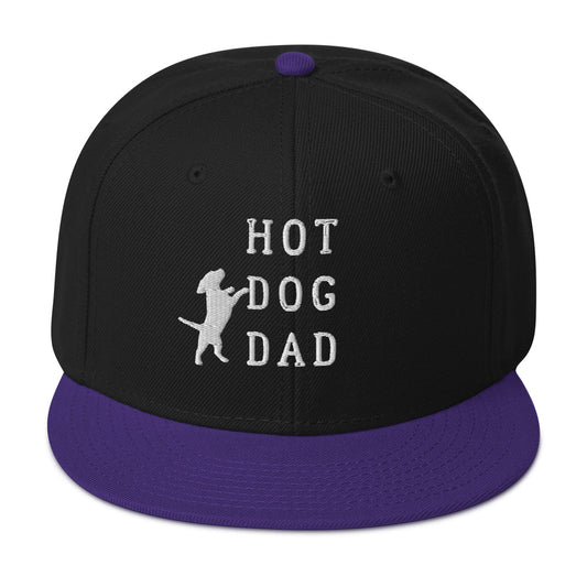 Hot dog dad Snapback Hat