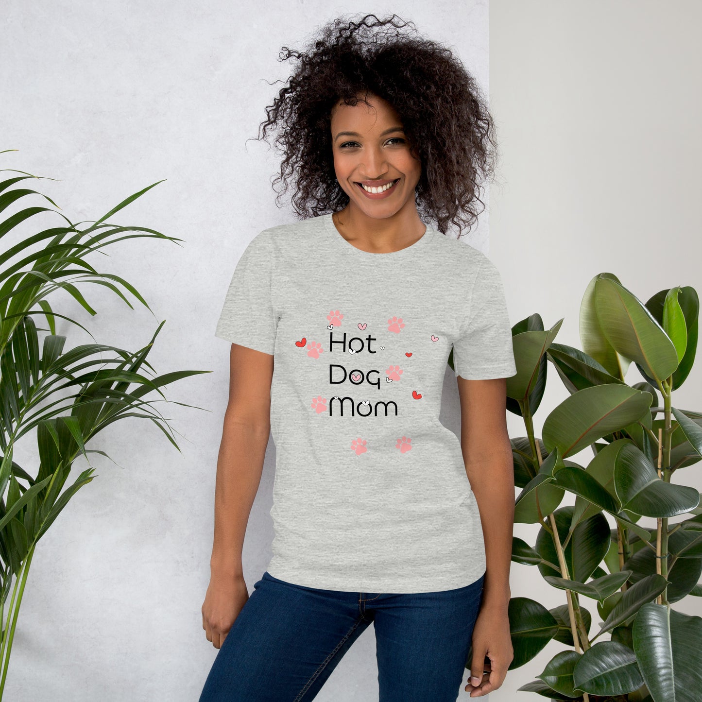 Hot dog mom t-shirt