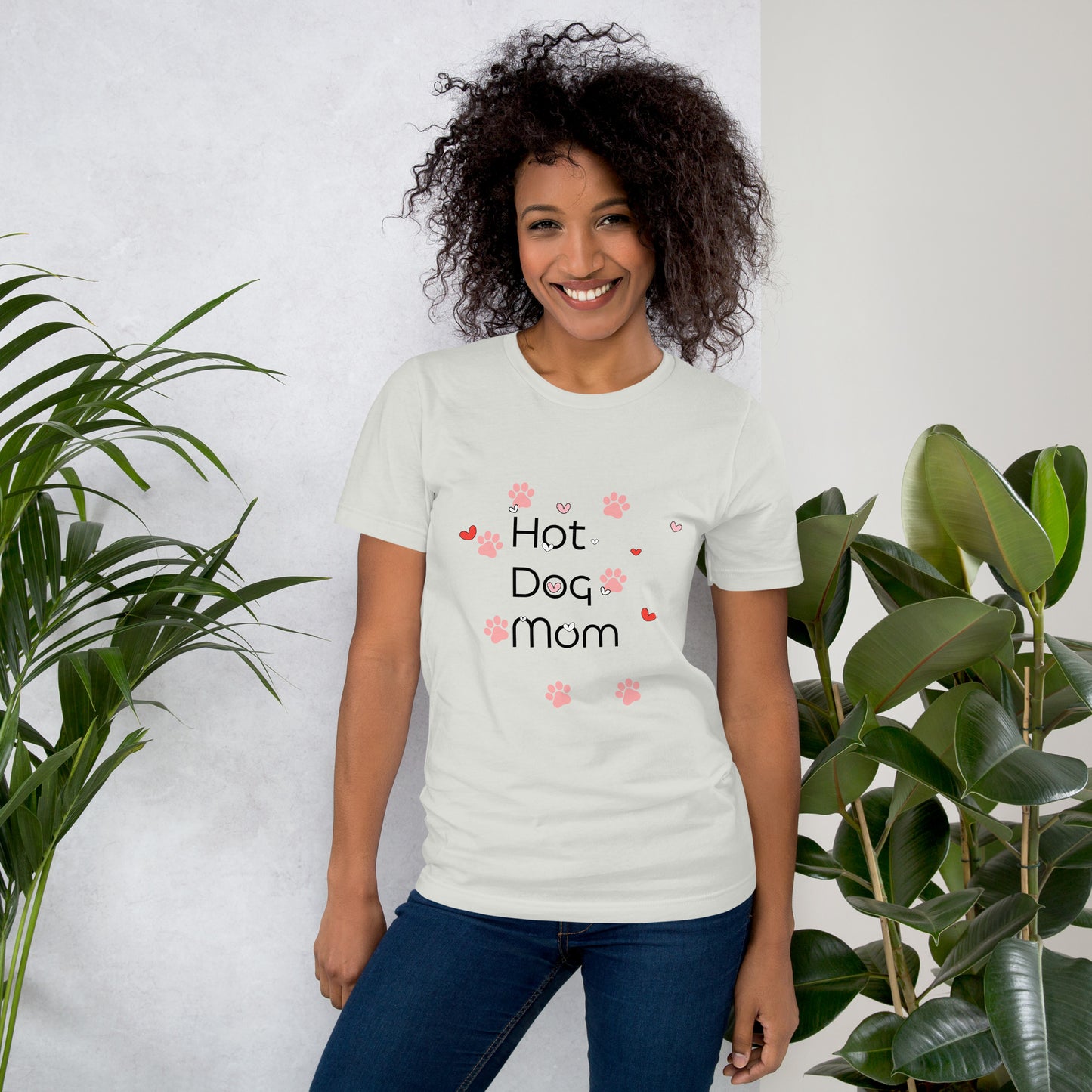 Hot dog mom t-shirt